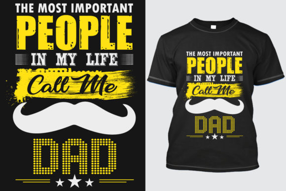 Father's Day T-Shirt Design 1: Graphics & T-Shirt Designs