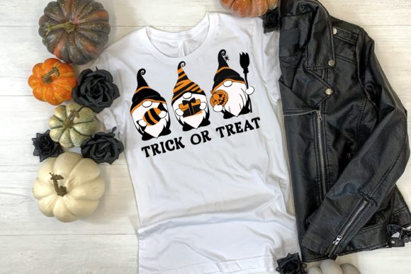 Halloween SVG Gnome: Trick or Treat — Graphics & Illustrations