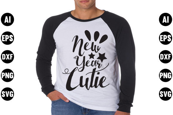 Happy New Year Quote Design: Graphics for T-Shirt Designs