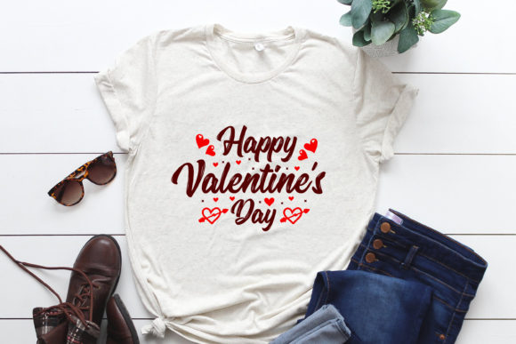 Happy Valentine's Day SVG T-Shirt Design