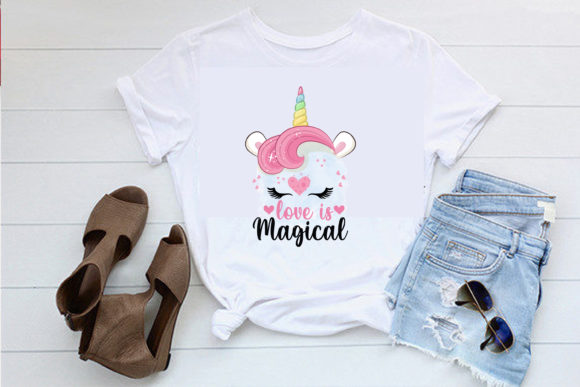 Love is Magical Sublimation Design Graphics