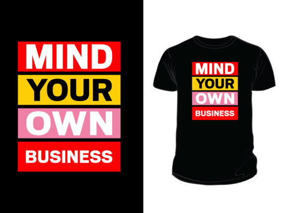 Mind Your Own Business Graphics: Print Templates for Bold Editorial Use
