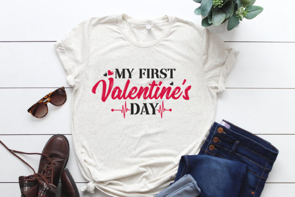 My First Valentine s Day SVG T Shirt Graphics